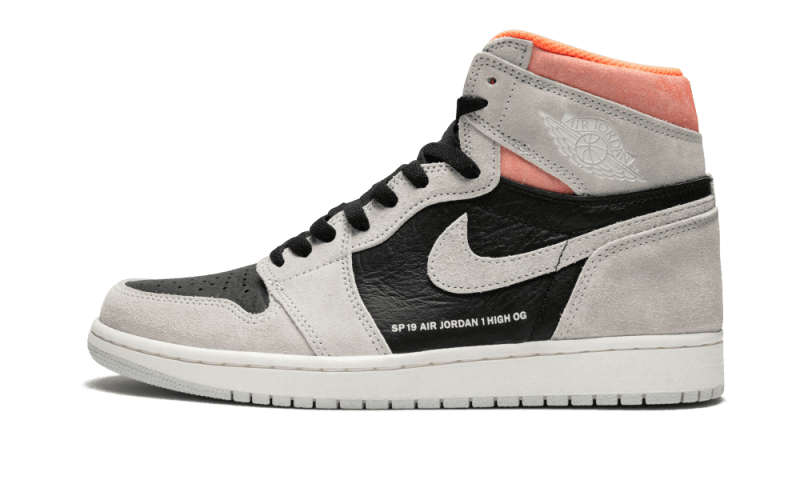 Air Jordan 1 Retro High Neutral Grey Hyper Crimson · THE LIMITED CLUB