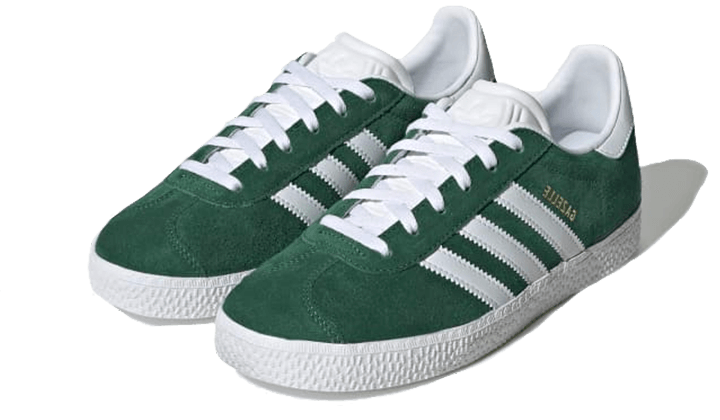 Adidas Gazelle Junior Dark Green White