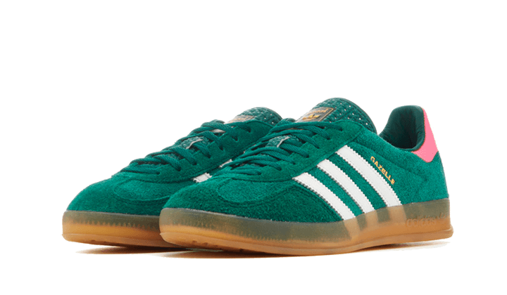 Adidas Gazelle Indoor Collegiate Green Lucid Pink