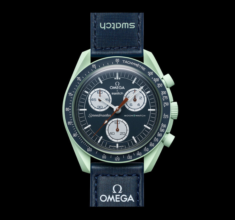 Swatch x Omega Bioceramic Moonswatch Mission to Earth