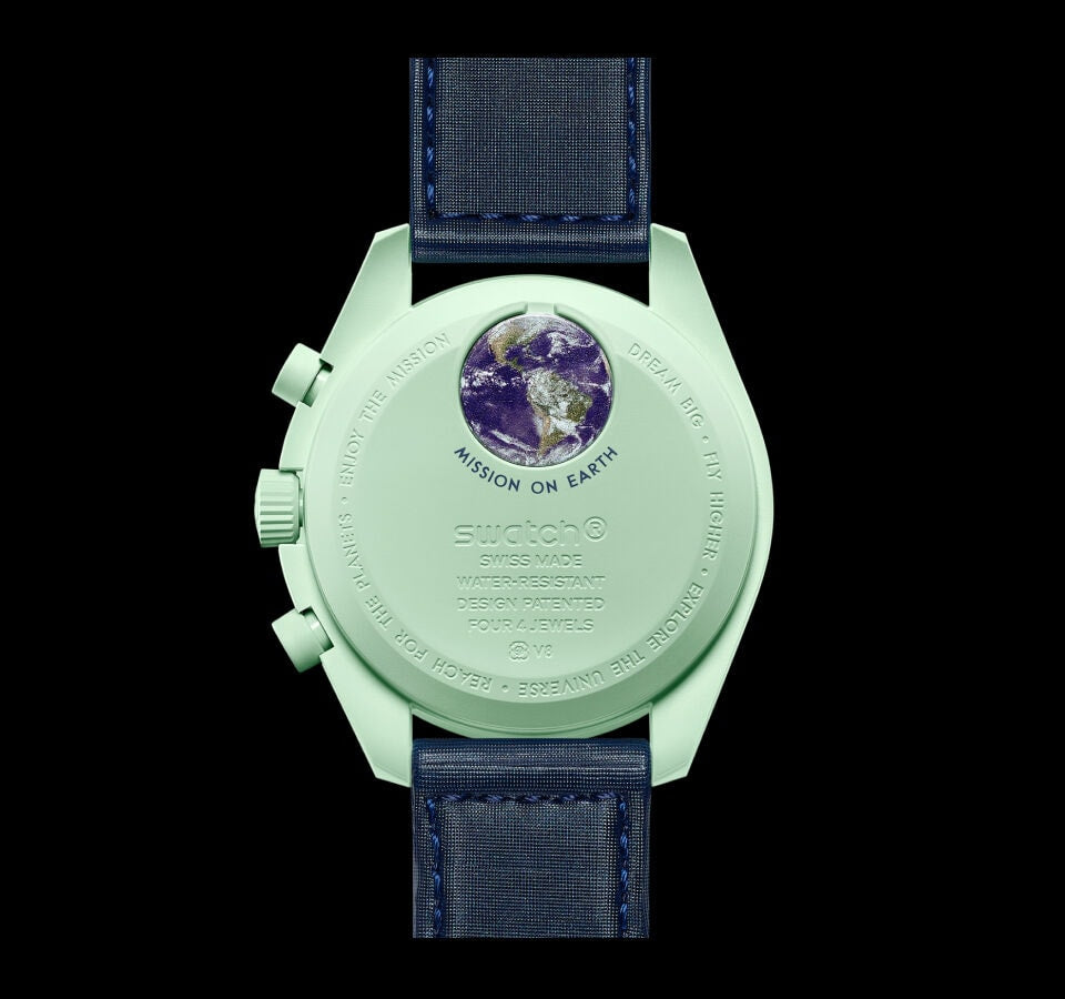 Swatch x Omega Bioceramic Moonswatch Mission to Earth