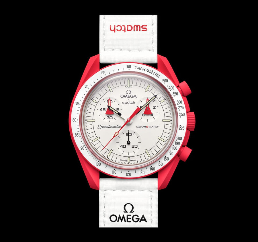 Swatch x Omega Bioceramic Moonswatch Mission to Mars