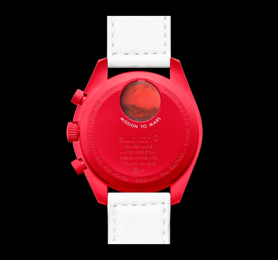 Swatch x Omega Bioceramic Moonswatch Mission to Mars