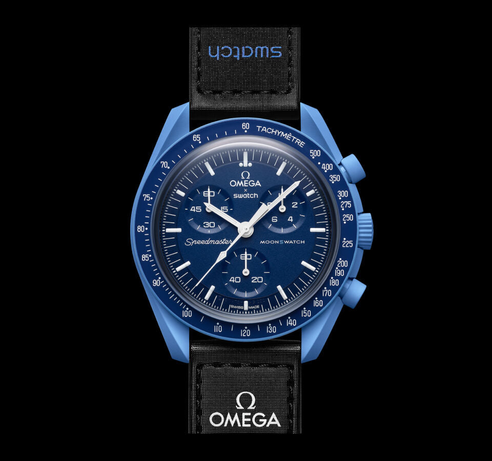 Swatch x Omega Bioceramic Moonswatch Mission to Neptune