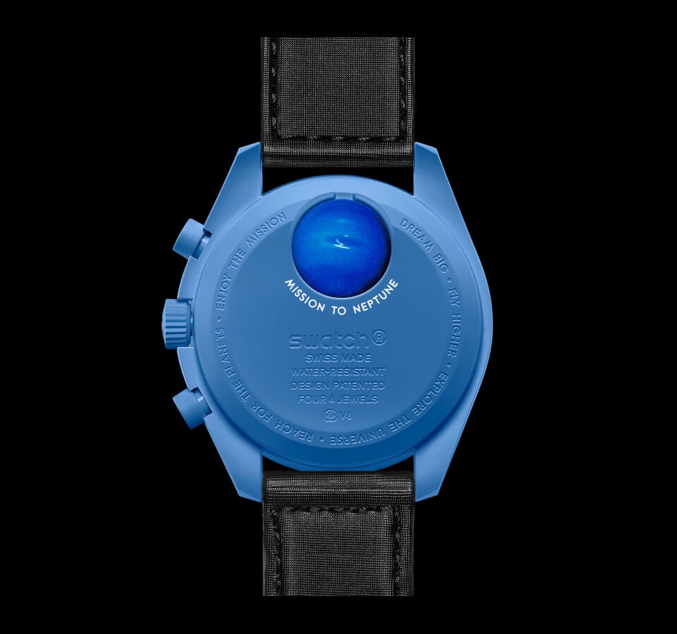 Swatch x Omega Bioceramic Moonswatch Mission to Neptune