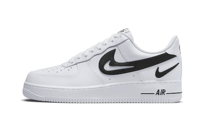 Air Force 1 Low '07 FM Cut Out Swoosh White Black - THELIMITEDCLUB