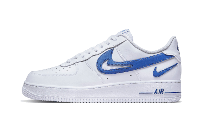 Air Force 1 Low '07 FM Cut Out Swoosh White Game Royal - THE LIMITED CLUB