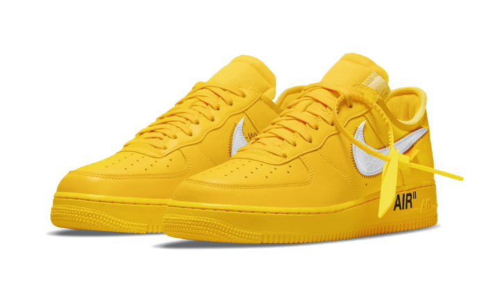 Air Force 1 Low Off-White University Gold Metallic Silver - THELIMITEDCLUB