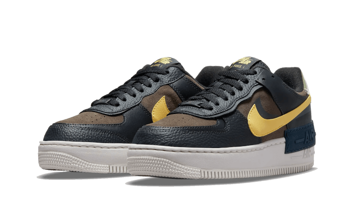 Air Force 1 Shadow Black Brown Yellow - THE LIMITED CLUB