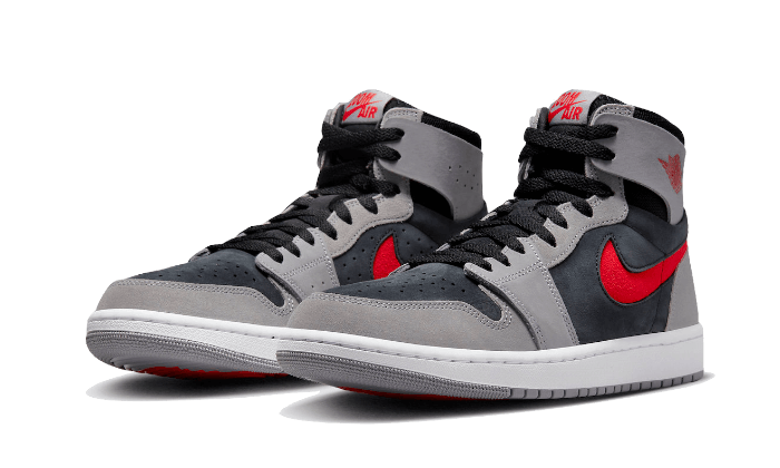 Air Jordan 1 High Zoom Air CMFT 2 Black Fire Red Cement - THE LIMITED CLUB