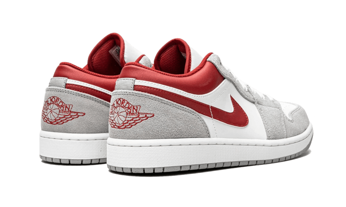 Air Jordan 1 Low SE Light Smoke Grey Gym Red - THE LIMITED CLUB