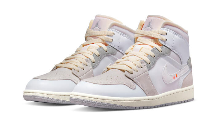 Air Jordan 1 Mid SE Craft Inside Out White Grey - THE LIMITED CLUB