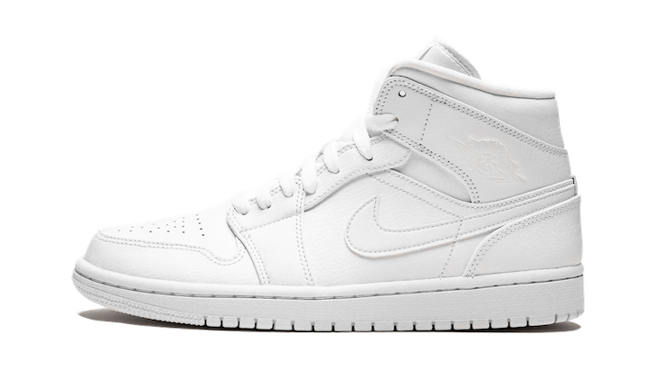 Air Jordan 1 Mid Triple White - THE LIMITED CLUB