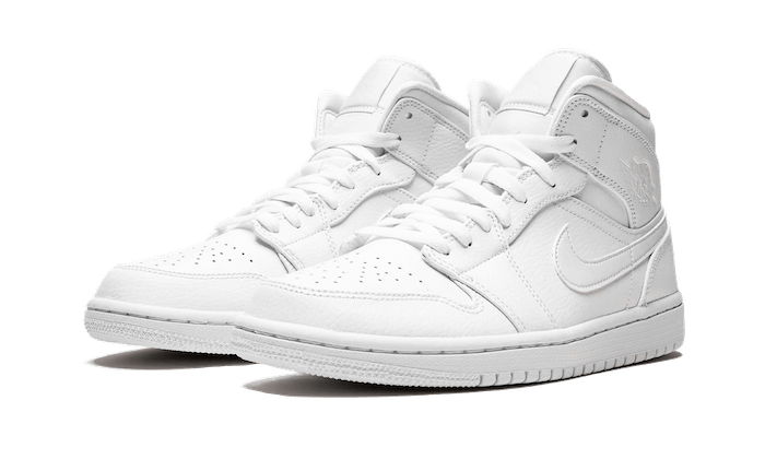 Air Jordan 1 Mid Triple White - THE LIMITED CLUB