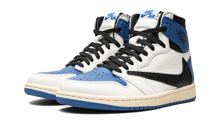 Air Jordan 1 Retro High OG SP Travis Scott Fragment Military Blue - THE LIMITED CLUB