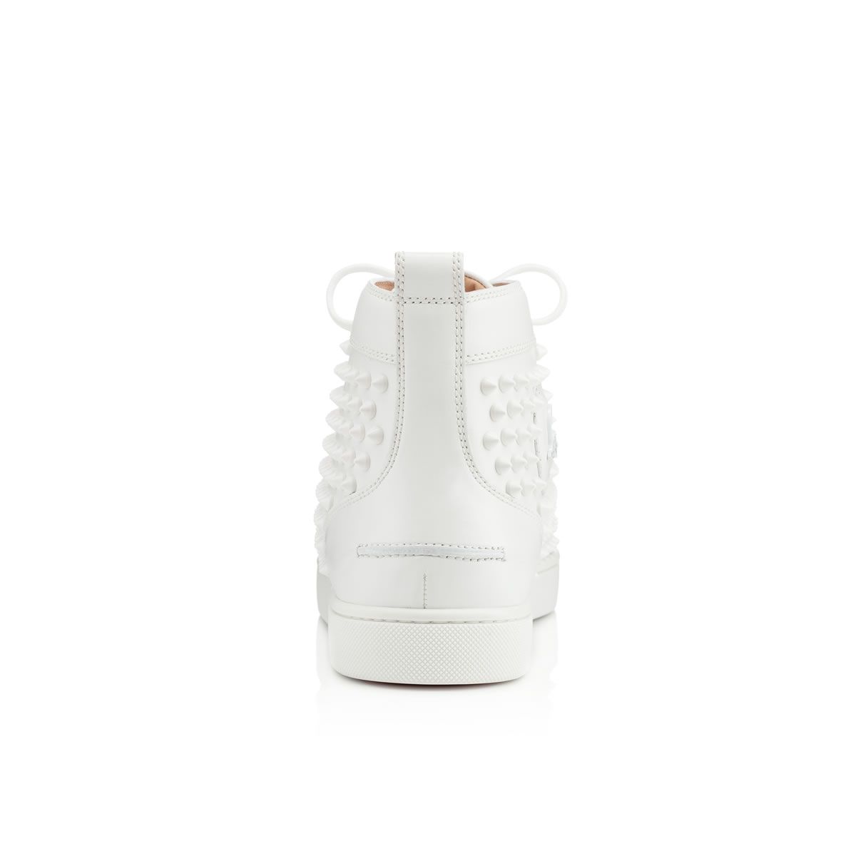 White low outlet top louboutins spikes