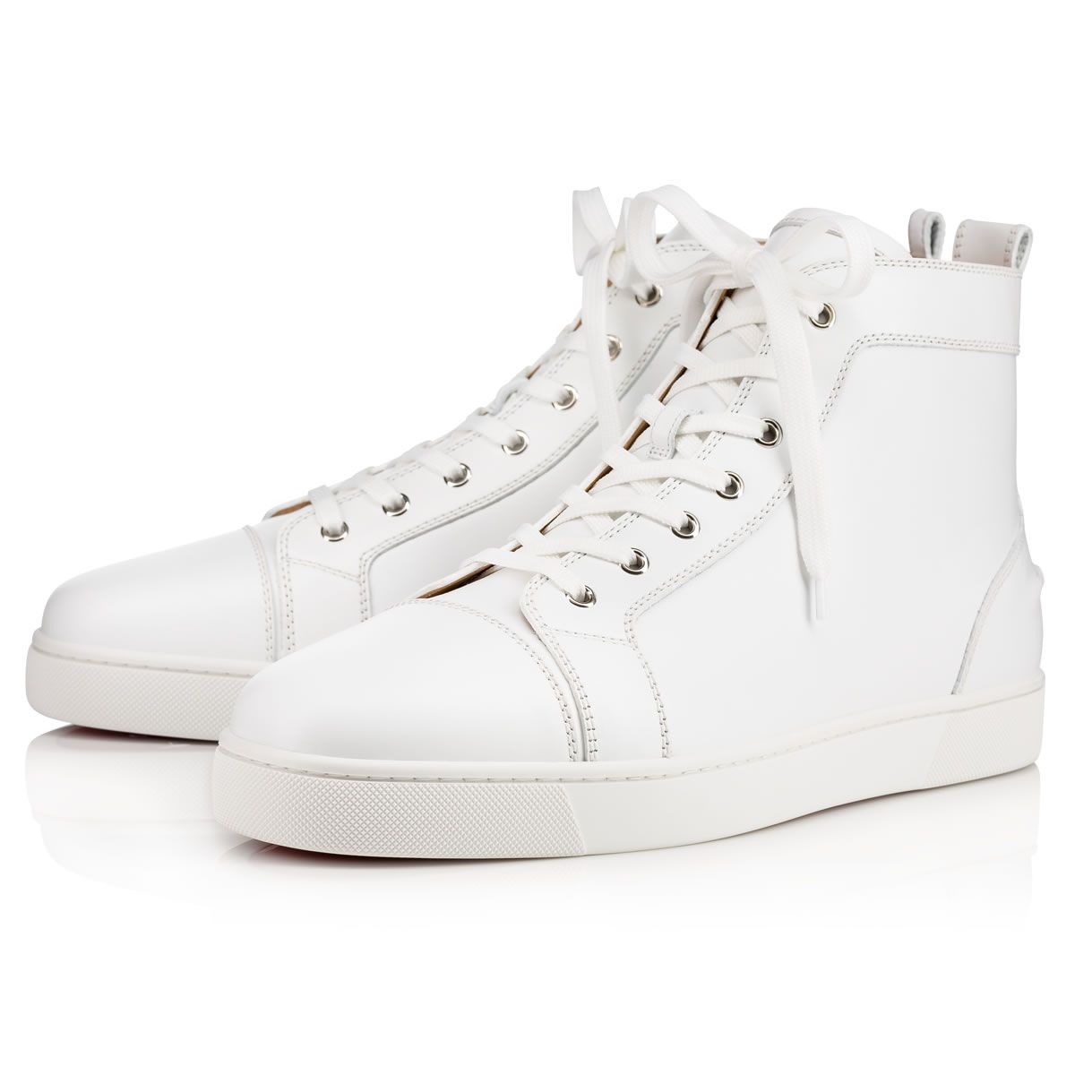 Christian Louboutin High Top Louis White - THE LIMITED CLUB