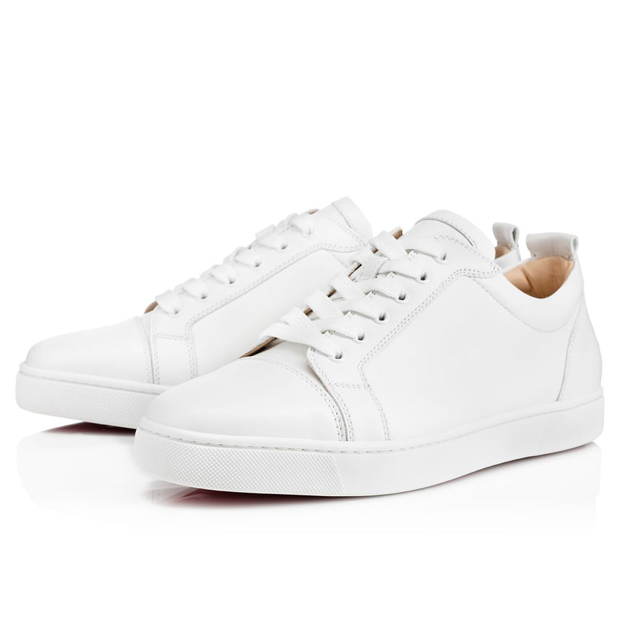 Christian Louboutin Low Top Louis Junior White - THE LIMITED CLUB