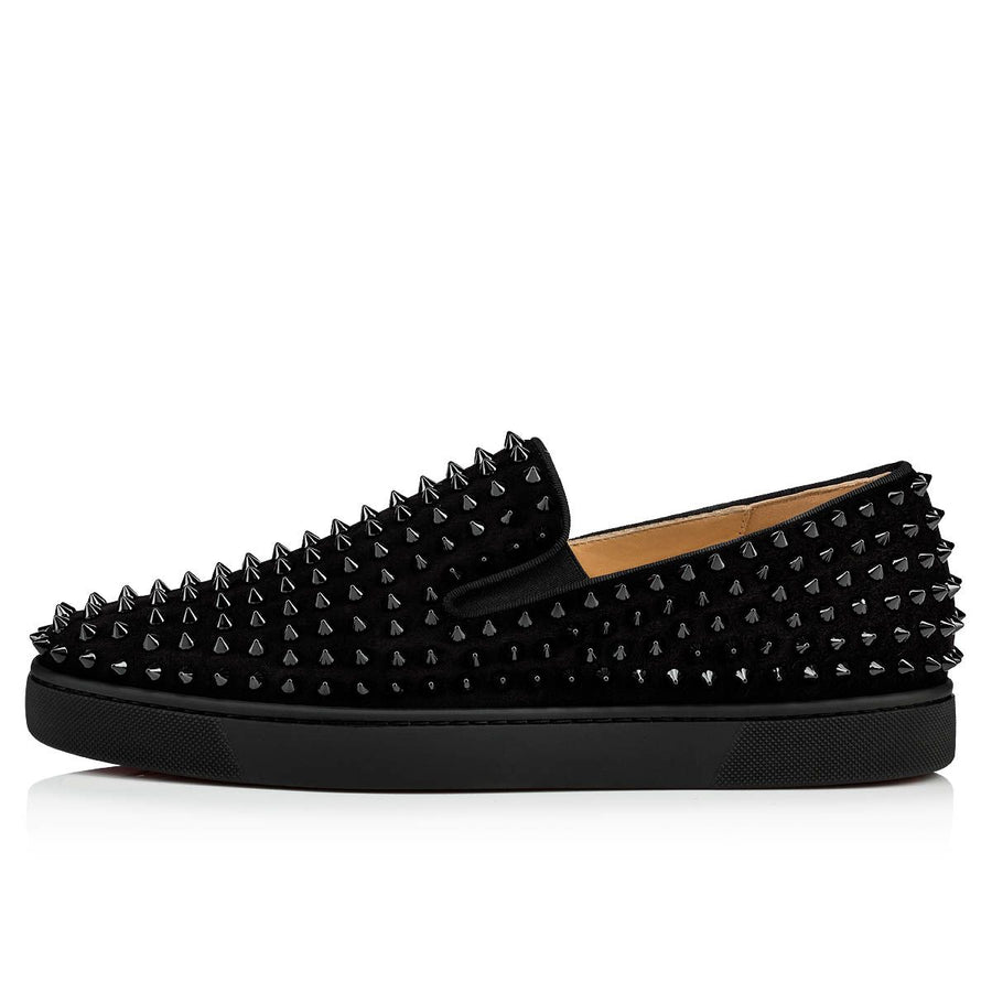 Christian Louboutin Low Top Roller-boat Black - THE LIMITED CLUB