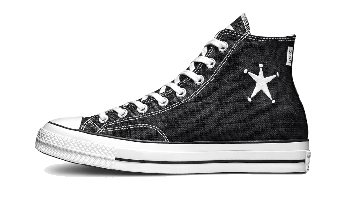 Chuck Taylor All-Star 70 Hi Stussy Black - THE LIMITED CLUB