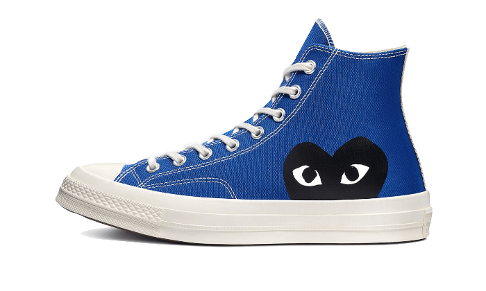 Chuck Taylor All-Star 70s Hi Comme des Garçons PLAY Blue Quartz - THE LIMITED CLUB