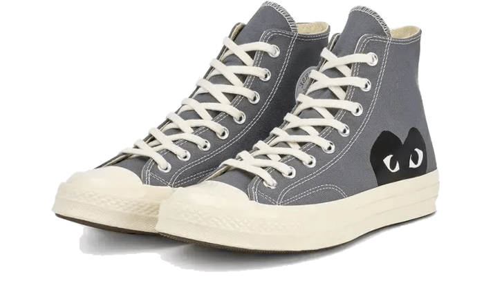 Chuck Taylor All-Star 70s Hi Comme des Garçons PLAY Steel Grey - THE LIMITED CLUB