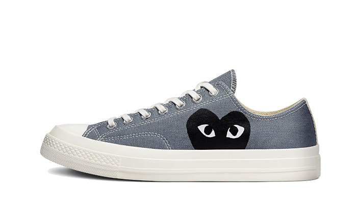 Chuck Taylor All-Star 70s Ox Comme des Garçons PLAY Steel Grey - THE LIMITED CLUB