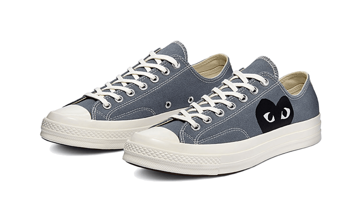 Chuck Taylor All-Star 70s Ox Comme des Garçons PLAY Steel Grey - THE LIMITED CLUB