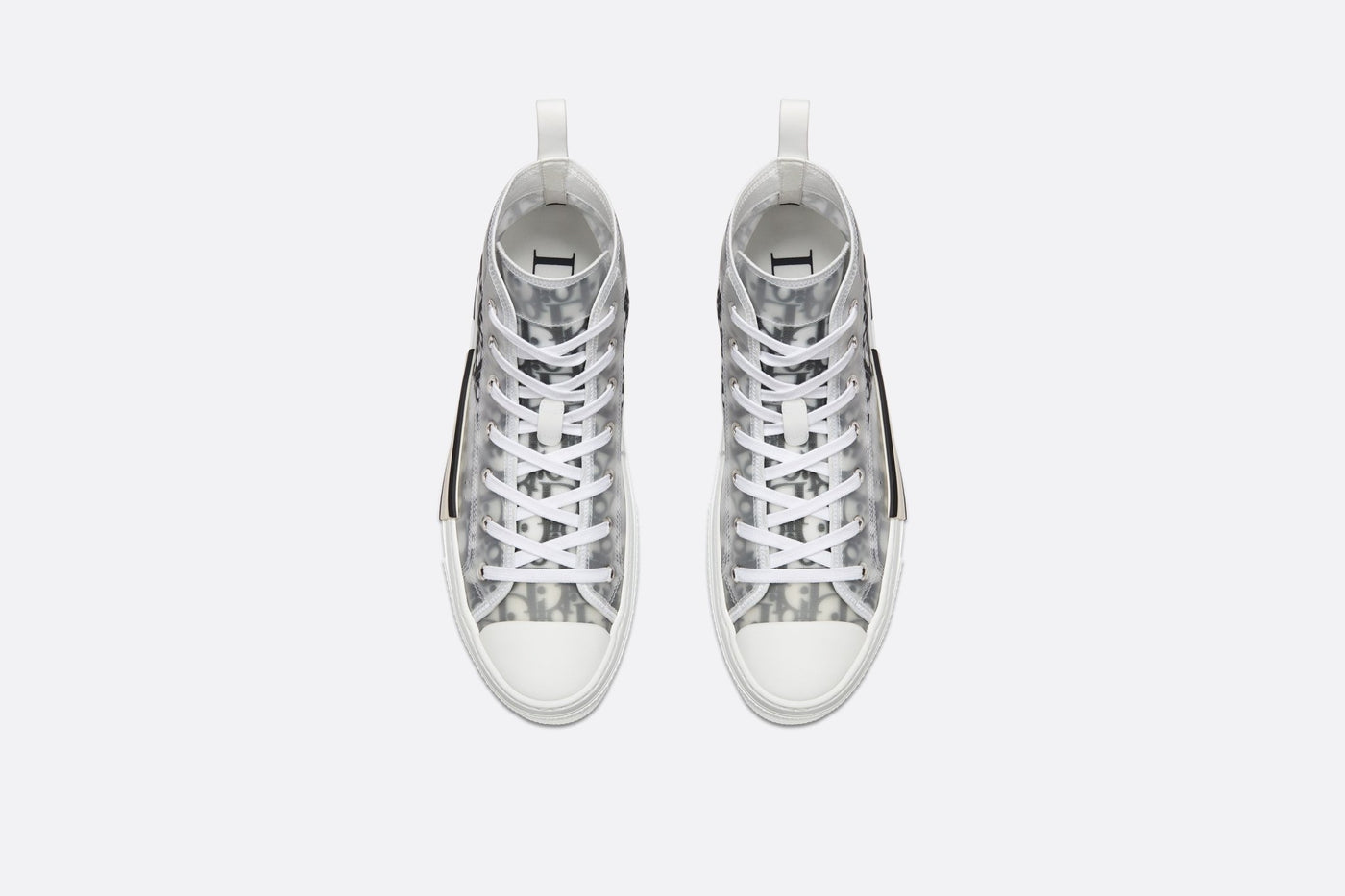 DIOR B23 HIGH-TOP WHITE/BLACK OBLIQUE CANVAS - THE LIMITED CLUB