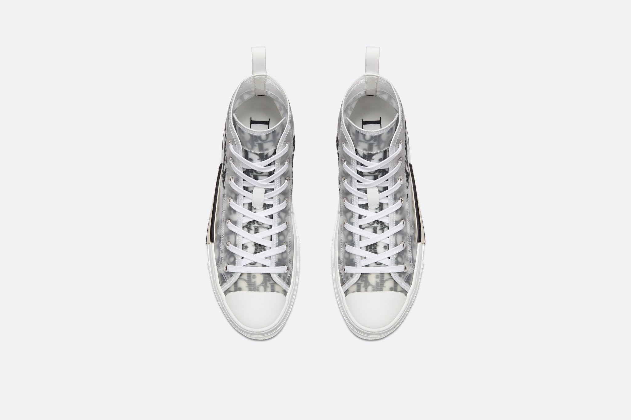 DIOR B23 HIGH-TOP WHITE/BLACK OBLIQUE CANVAS - THE LIMITED CLUB