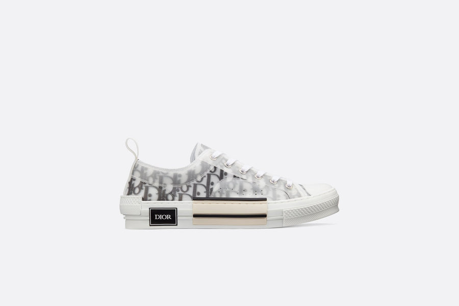 DIOR B23 LOW-TOP WHITE/BLACK OBLIQUE CANVAS - THE LIMITED CLUB