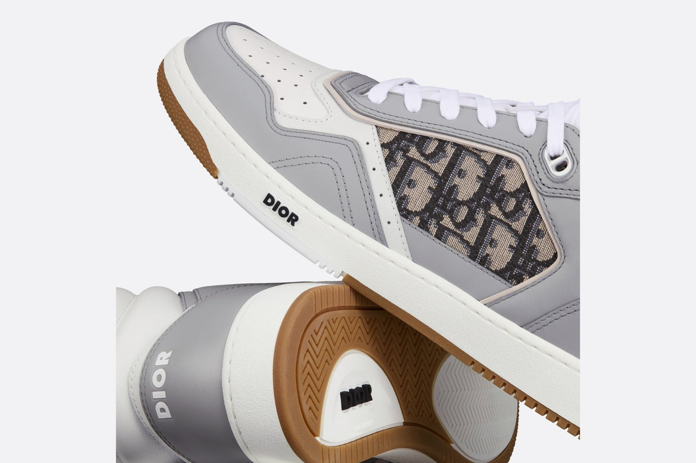 DIOR B27 HIGH-TOP BEIGE/BLACK OBLIQUE JACQUARD - THE LIMITED CLUB