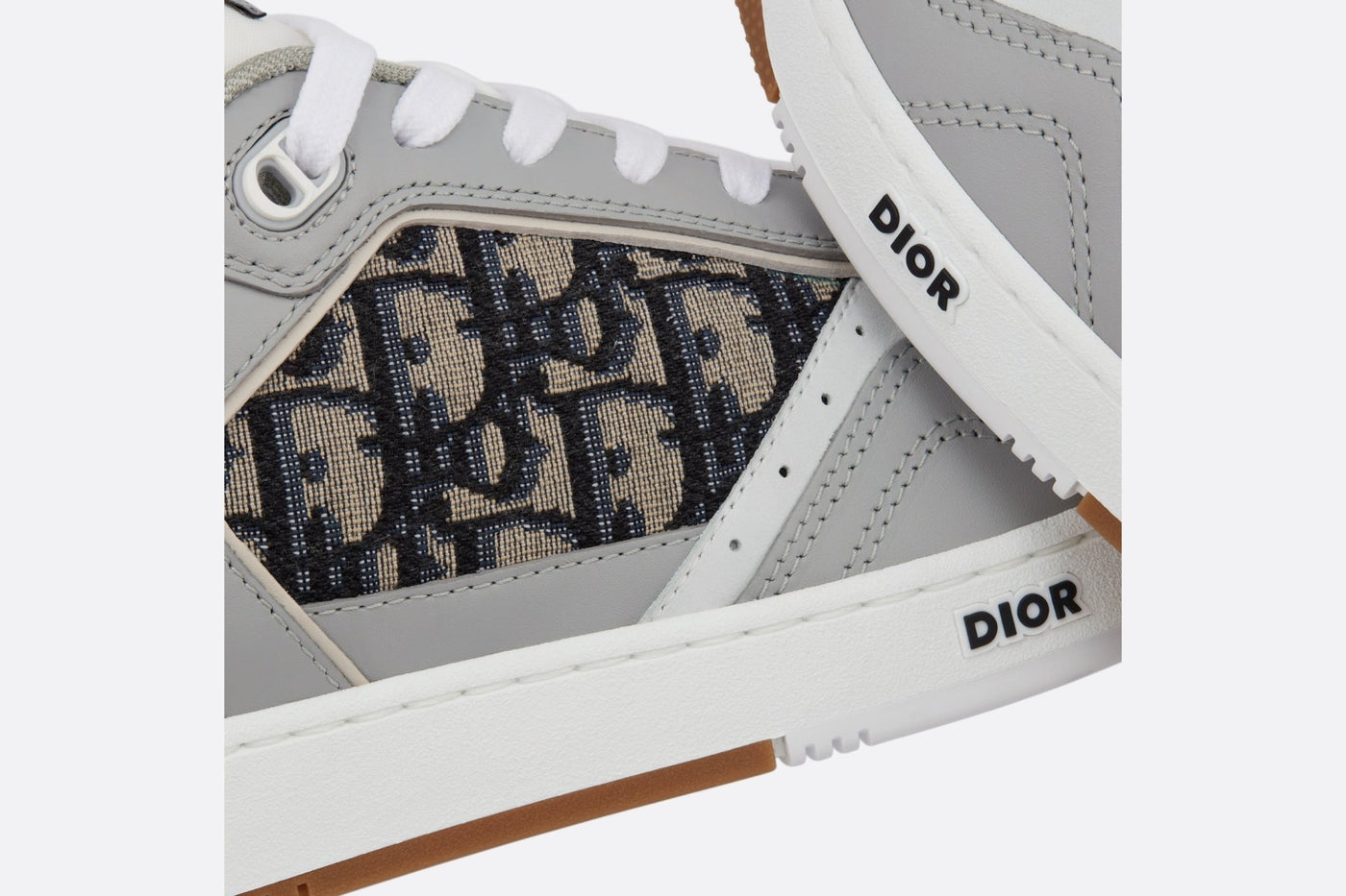 DIOR B27 LOW-TOP BEIGE/BLACK OBLIQUE JACQUARD - THE LIMITED CLUB