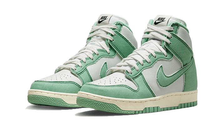 Dunk High 1985 Enamel Green Denim - THE LIMITED CLUB