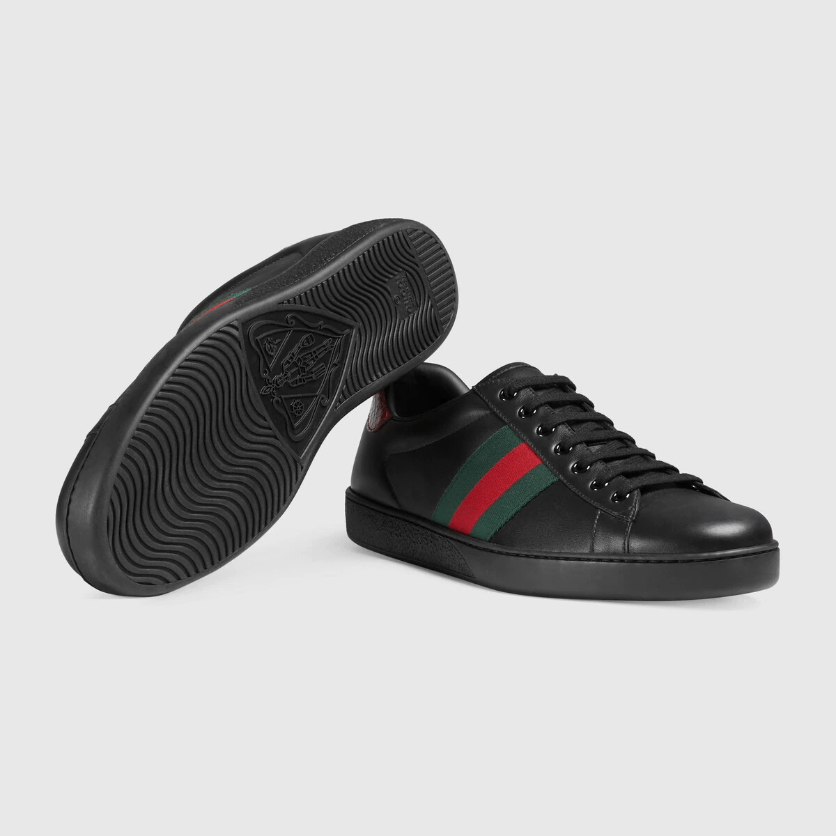 Gucci Ace Black Leather - THE LIMITED CLUB