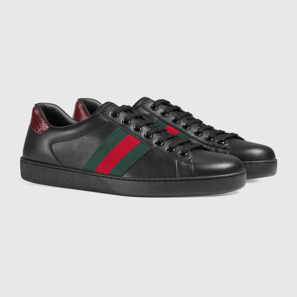 Gucci Ace Black Leather - THE LIMITED CLUB