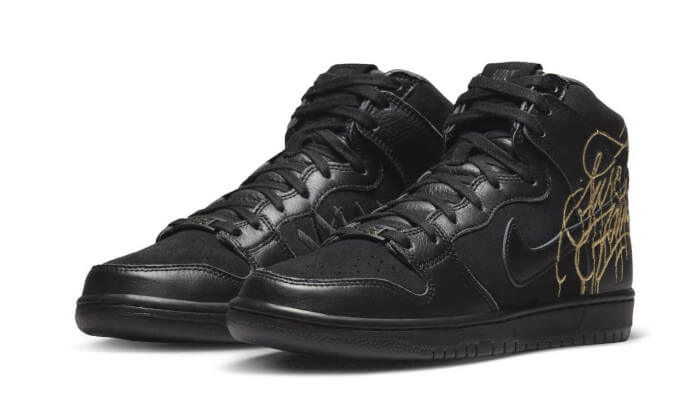 SB Dunk High FAUST Black Gold - THE LIMITED CLUB