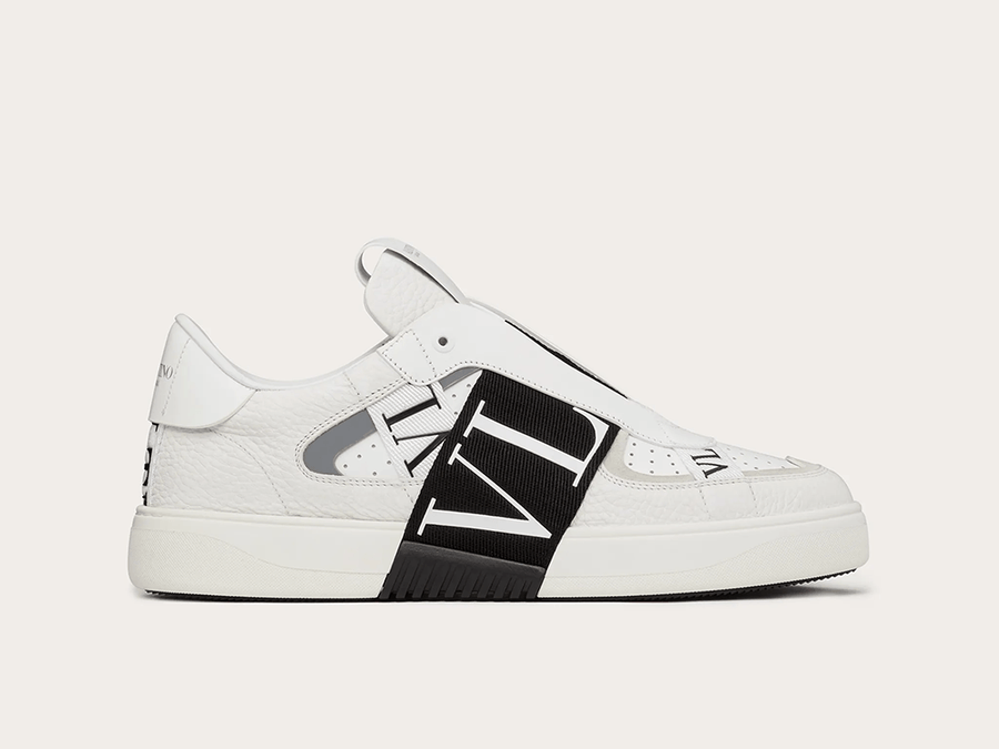 VALENTINO VL7N SLIP-ON WHITE/BLACK - THE LIMITED CLUB