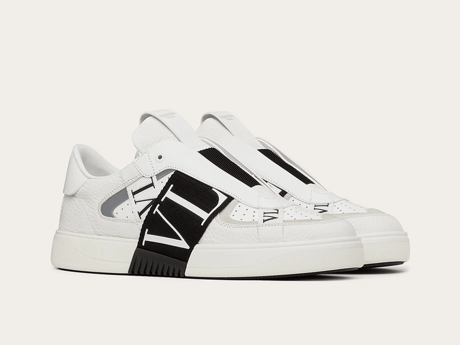 VALENTINO VL7N SLIP-ON WHITE/BLACK - THE LIMITED CLUB